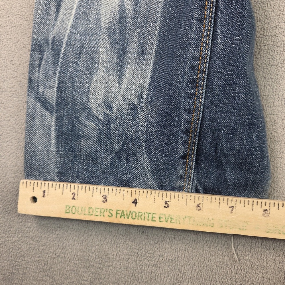 VTG Diesel Jeans Mens 32x32 Made in Italy Blue Distressed Faded Denim Tag 33 - Picture 10 of 12